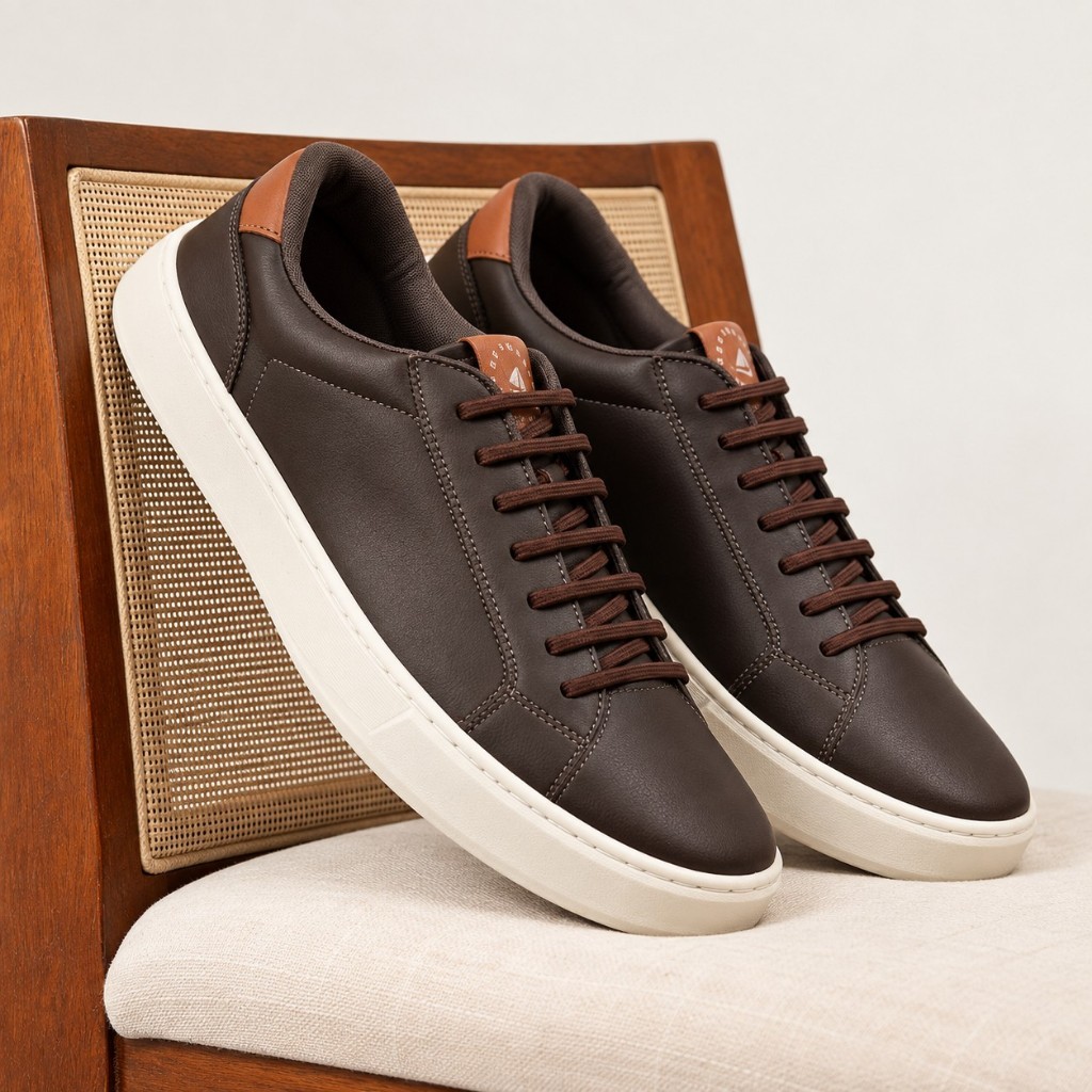 Tenis masculino casual sapatenis slip on confortavel para o dia a dia