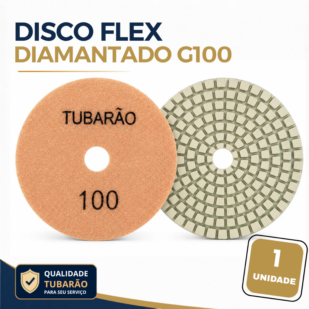 Lixa Diamantada G100 Grão 100 Polir Mármore Granito Porcelanato