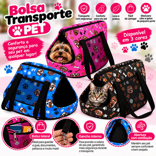 Bolsa Mochila Pet Transporte Passeio Para Cães E Gatos Cachorros Envio imediato