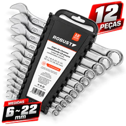 JOGO DE CHAVE COMBINADA 12 PEÇAS 6-22mm GEDORE ROBUST S09105012