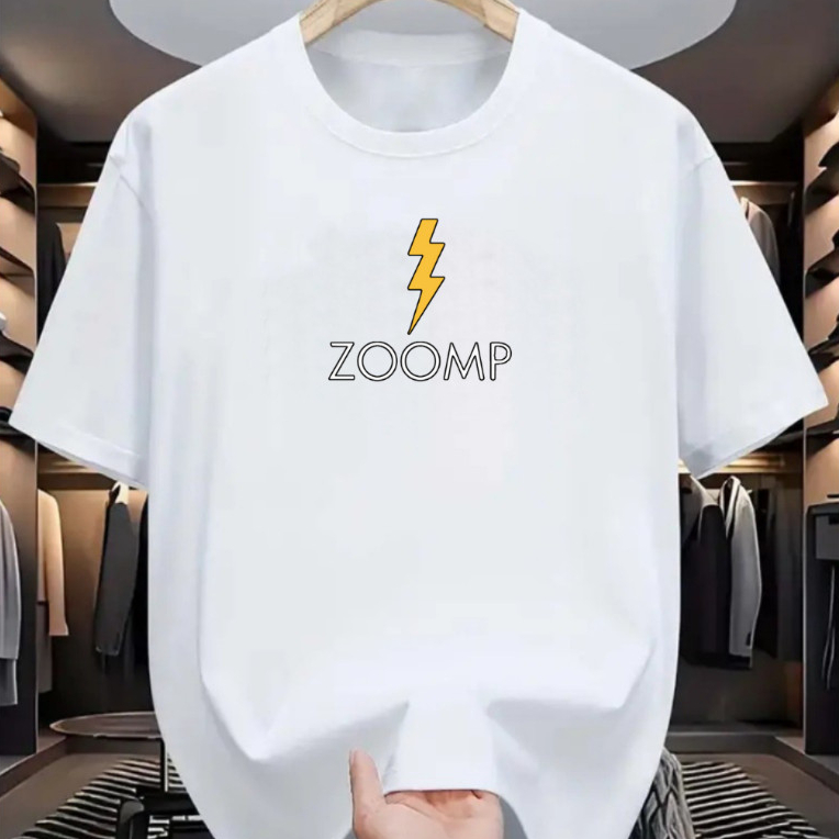 Camiseta Masculina Zoomp Lançamento Camiseta 100% Algodão Camisetão Solta Plus Size Camiseta - Spyke Shop