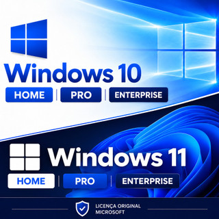 Chave de Ativação Windows 10 Windows 11 Home PRO Enterprise Retail ou OEM - Licença Original com NF