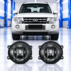 Par Farol De Milha Pajero Full 2007 2008 2009 2010 2011 2012 2013 Vidro