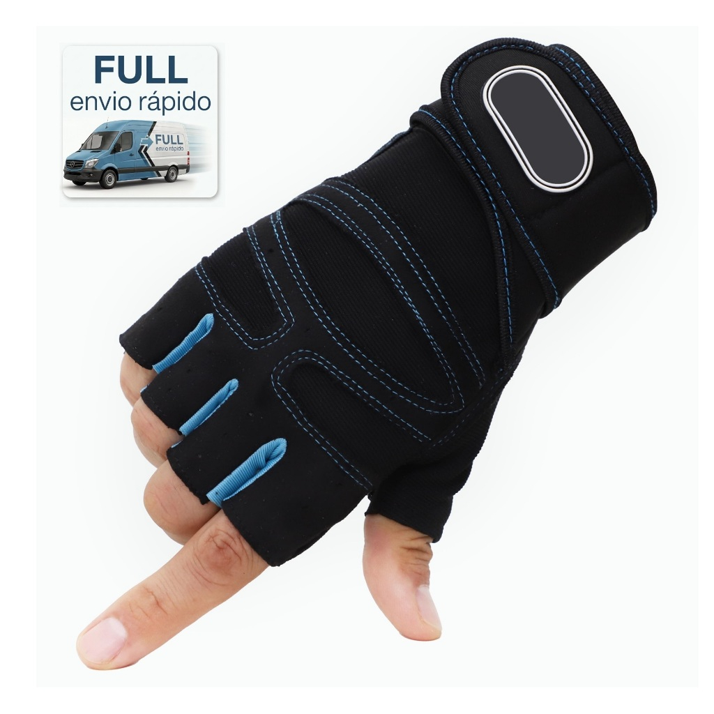 Luva Masculina Feminina 8 cores, P M G, Unissex Academia Crossfit Musculação - Sem impostos!