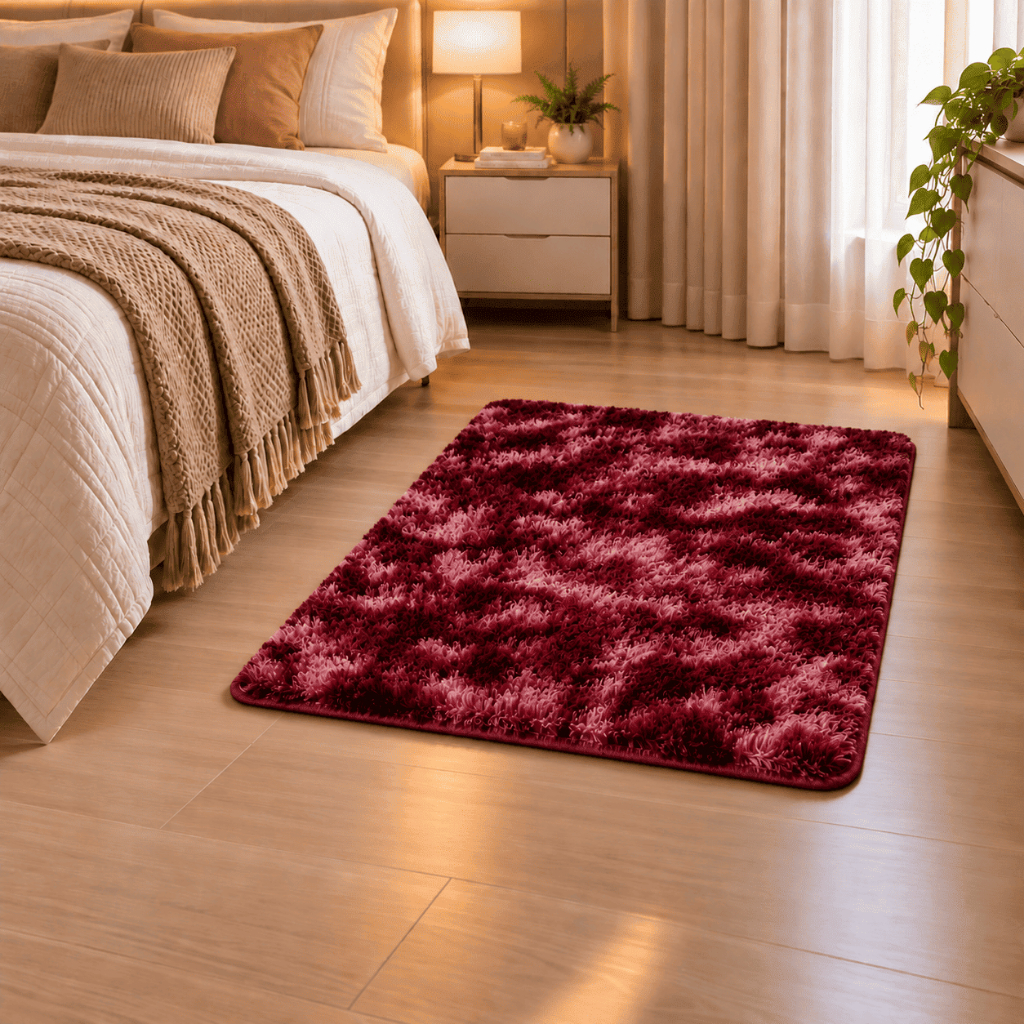 Tapete Sala 1,00 X 1,50 Peludo Shaggy Macio Quarto Felpudo