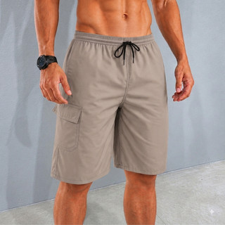 Bermuda Cargo Masculina Bermudas Masculinas Brim Sarja Cintura Com Bolso Short Casual Fit