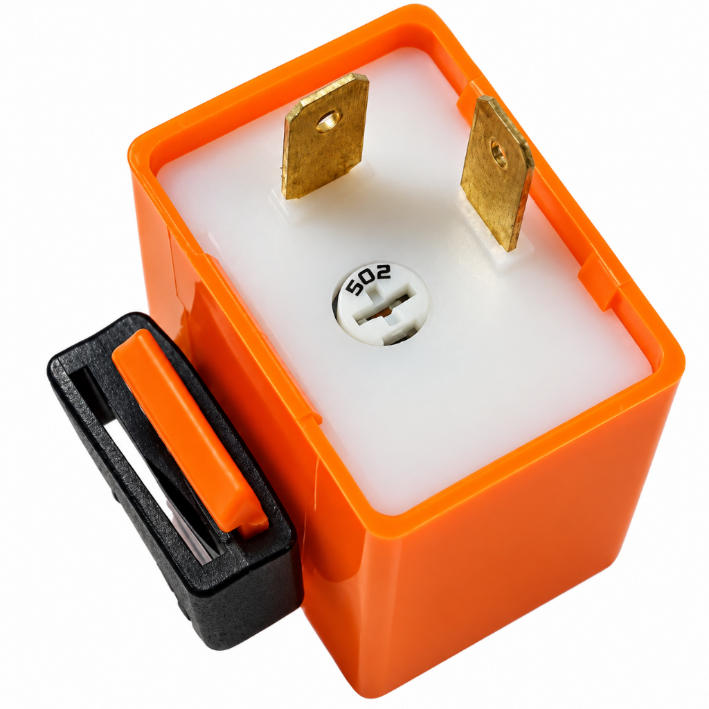 Rele Pisca de Led 2 Pinos Com Chicote e Ajuste de Frequencia Velocidade 12v — imagem 2 de 2