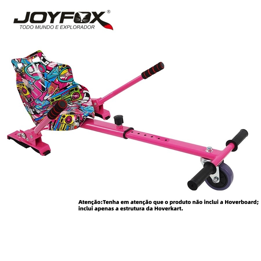 Hoverkart Para Hoverboard Carrinho Ajustável 10 A 6,5