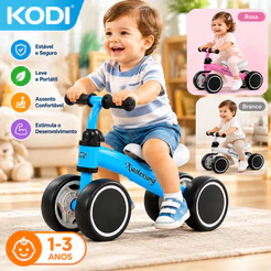 Bicicleta de Equilíbrio Infantil 4 Rodas Zippy Toys – Para Bebês de 1 a 3 Anos, Leve e Segura P14