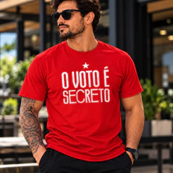 Camiseta Lula Feminina Política Brasil 100% Algodão Estampada Casual