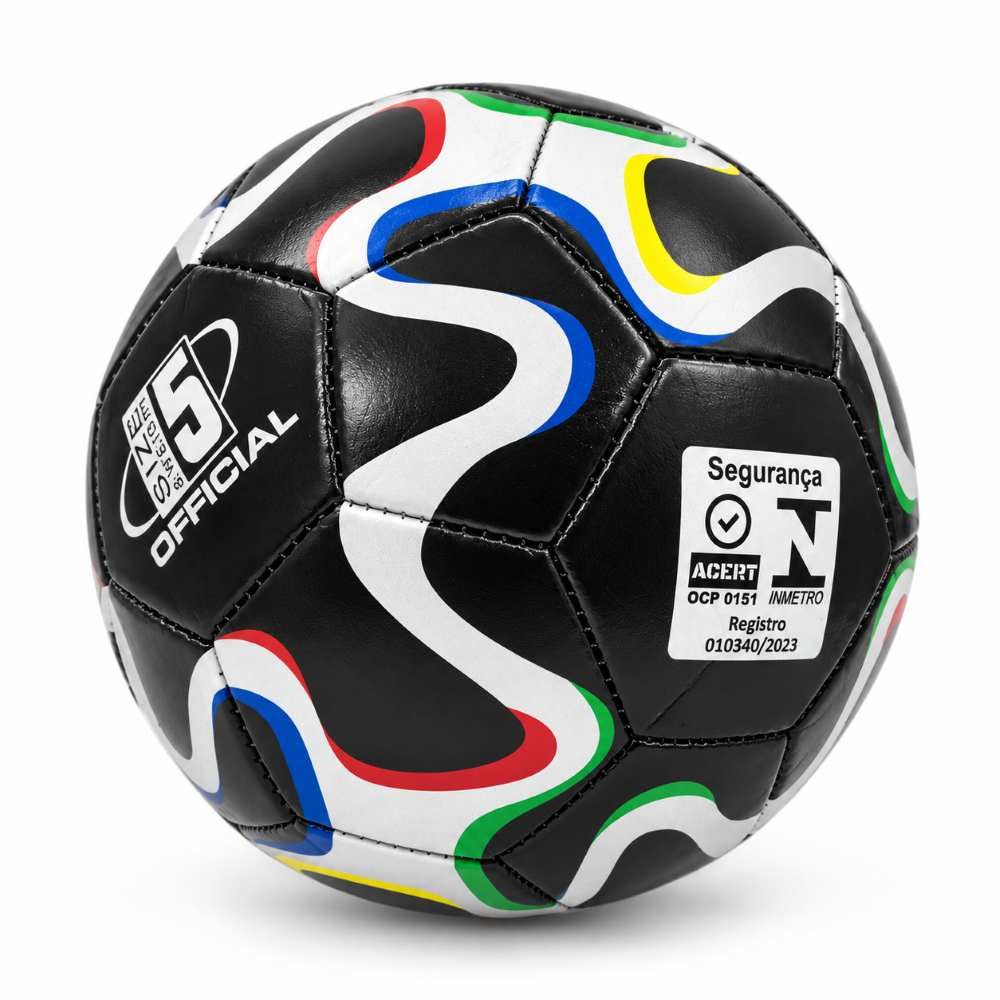 Bola de Futebol Infantil Tamanho Oficial 5 Costurada Campo