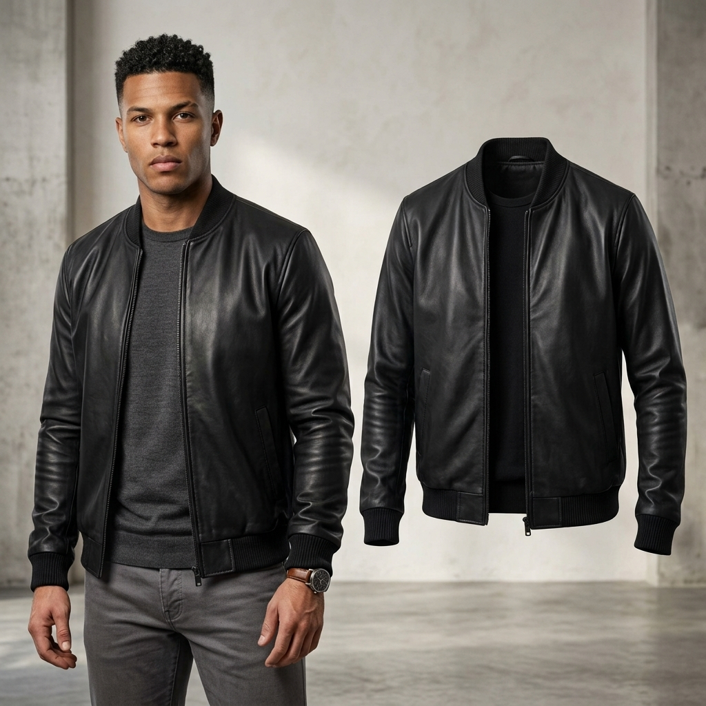 Jaqueta Masculina Couro Courino Impermeável Motoqueiro Inverno Frio