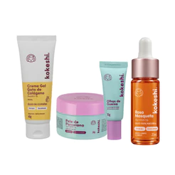Kit Renovadores Gota de Colágeno e Rosa Mosqueta Kokeshi