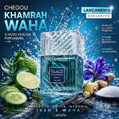 Perfume Árabe Khamrah Waha EDP 100ml Unissex Original