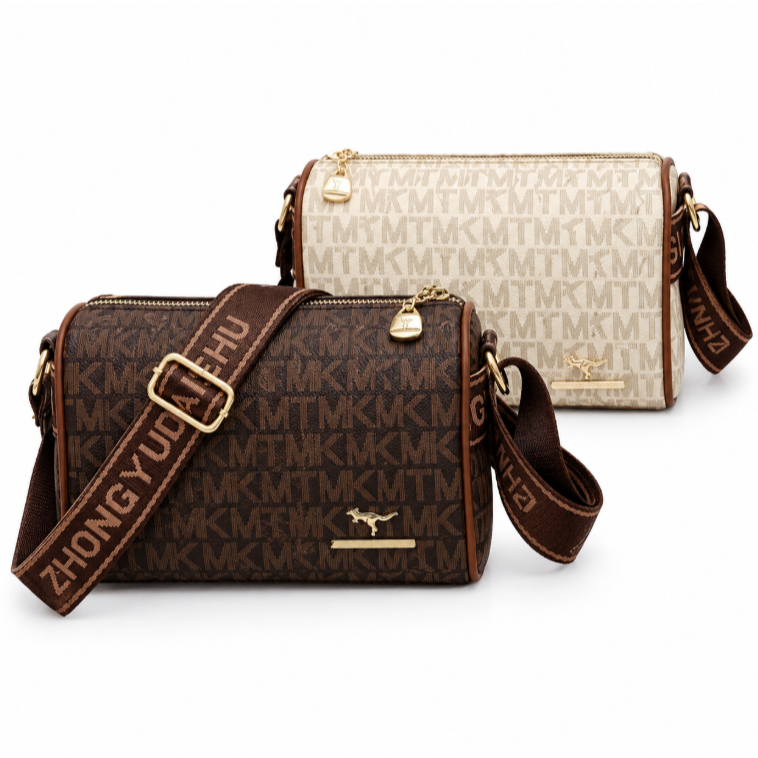Linda Bolsa de ombro feminina designer na moda alta qualidade couro macio, Estilosa e Com Elegância