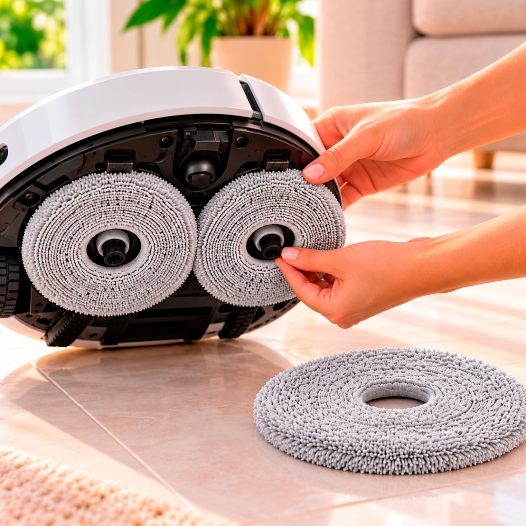 Kit Mop Refil Pano Esfregão compatível com Robô Xiaomi H50 Pro S40 Pro Vacuum 5 Pro S10+ S20+ X10+ X20+ X20 Pro X20 Max