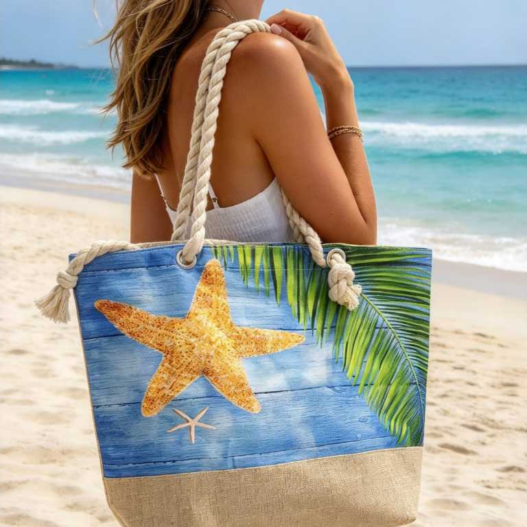 Bolsa De Alça de Corda Praia Feminina de Ombro Verão Modelos