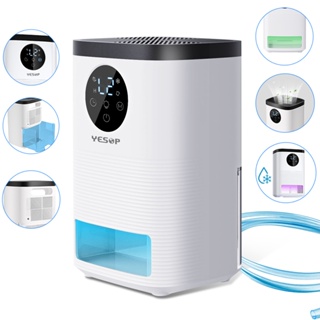 Desumidificador De Ar Ambiente Eletrico Antimofo 1.4L Portátil E Com Tela Led Digital Exibição Sensível Ao Toque Yesop em Oferta na Shopee