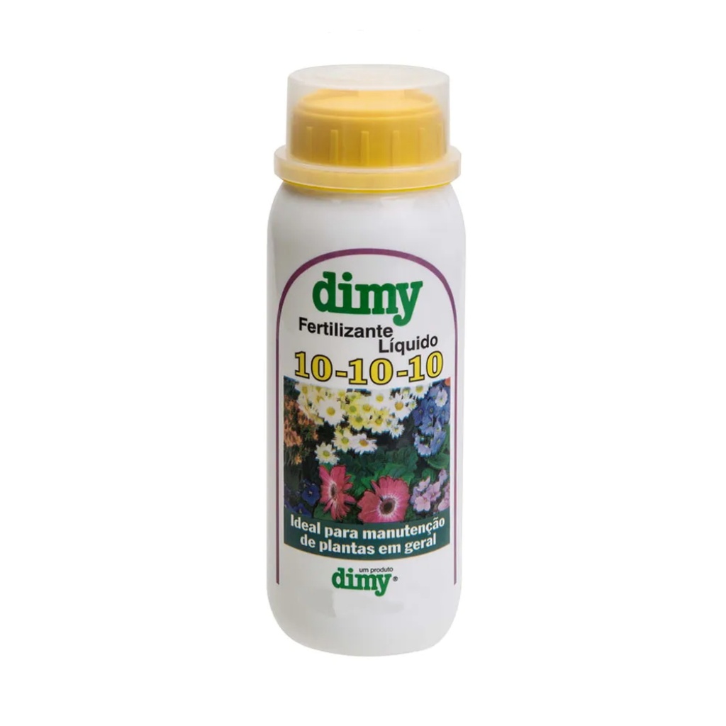 Dimy 10-10-10 Líquido 500ml Nutrição Completa Plantas Mais Verdes e Fortes
