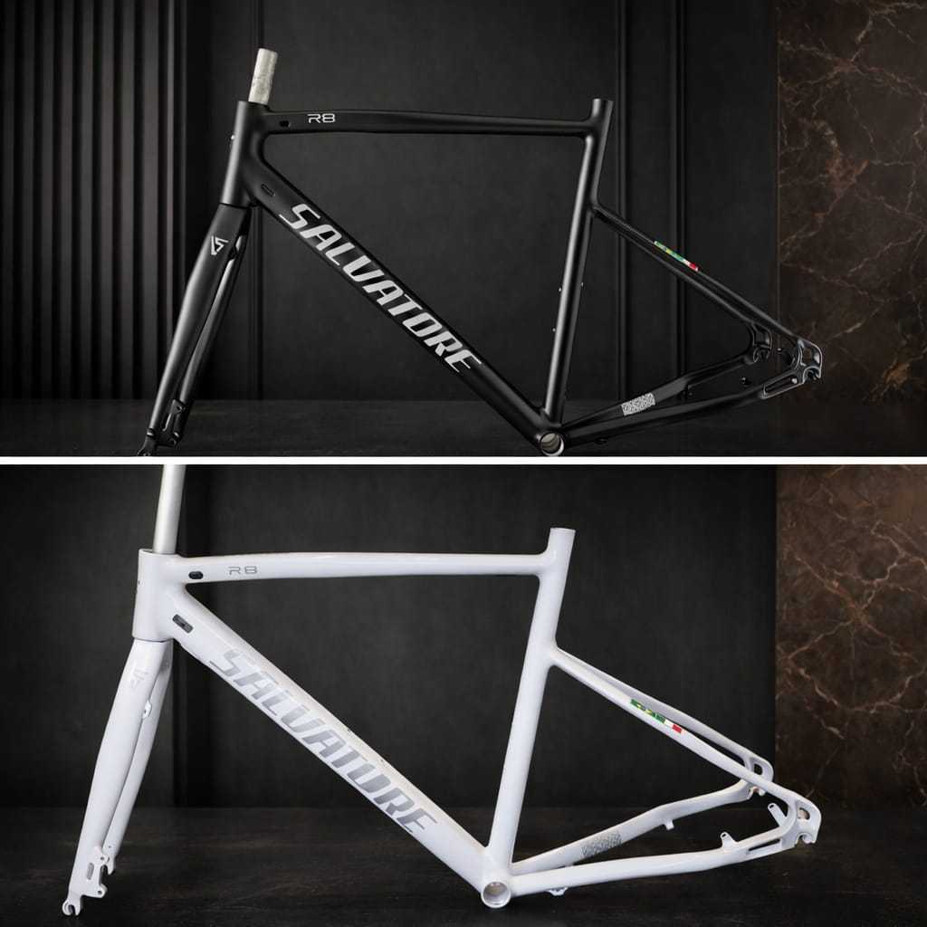 Speed R8 Premium Acabamento Liso Quadro e Garfo Salvatore Disco e Ferradura