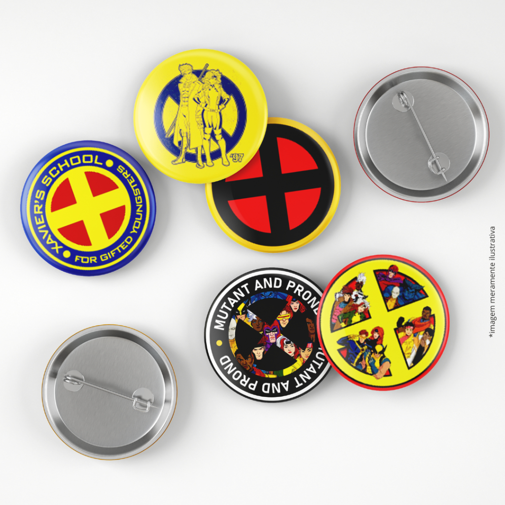 Botton / Pin X-Men - Coleção Marvel em Oferta na Shopee