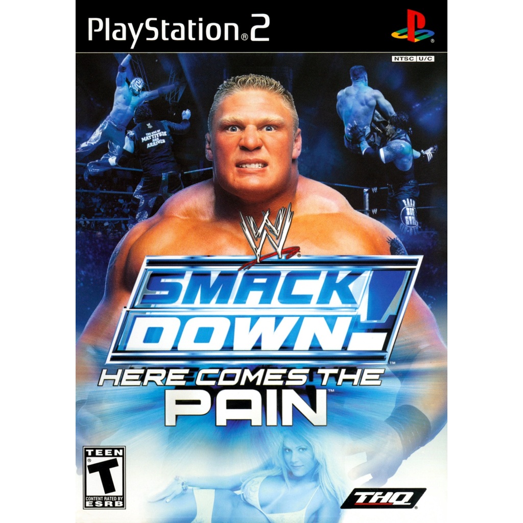 WWE SmackDown Here Comes The Pain PS2  - Jogo de Luta Livre DVD PlayStation 2 Desbloqueado