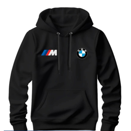 Moletom Masculino Canguru BMW Luxo – Blusa de Frio Premium Estampada Carro Esportivo Importado