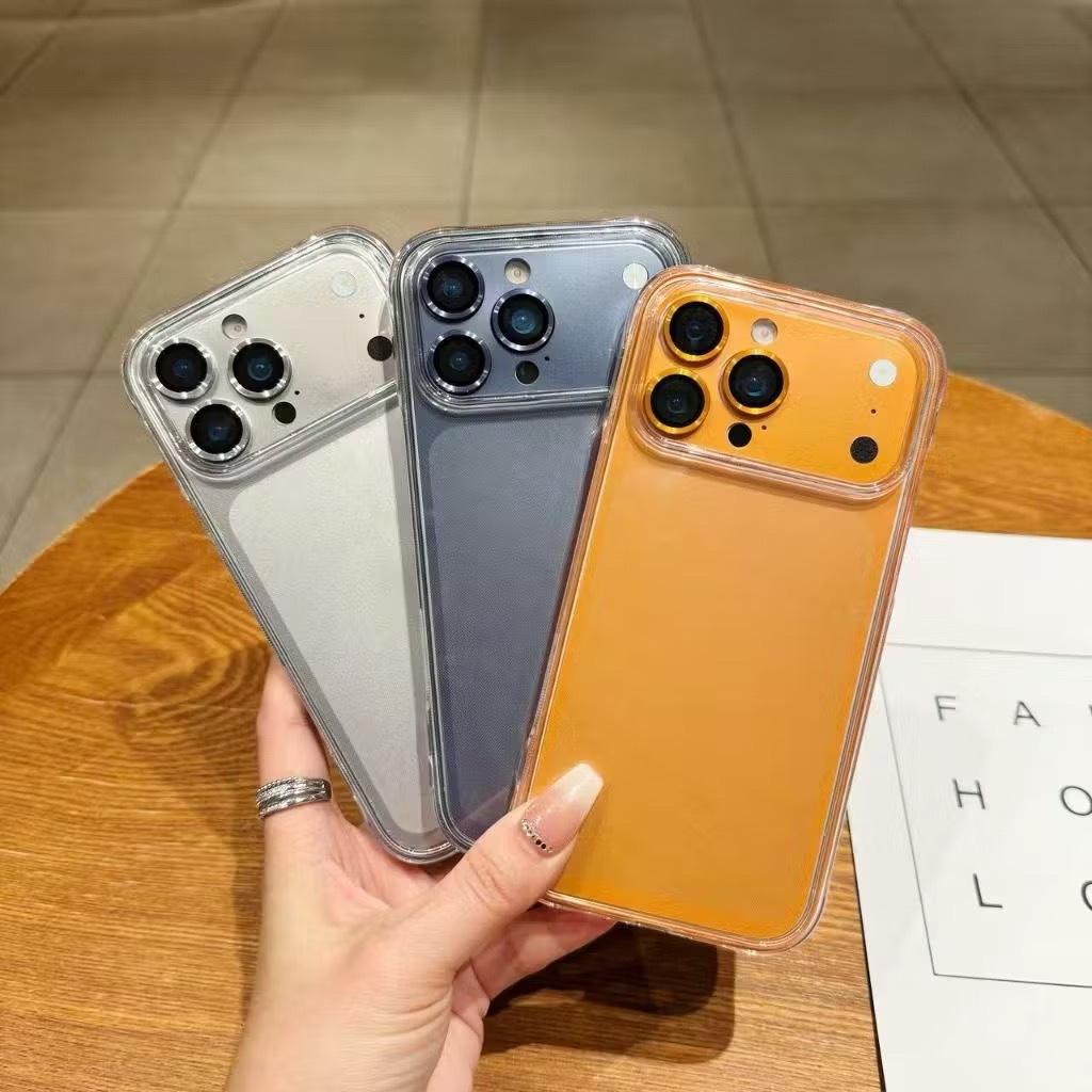 Capa “Vira 17” com Proteção de Câmera – Kit Premium Transparente Anti-Impacto Para 13PRO ATE 16 PRO MAX