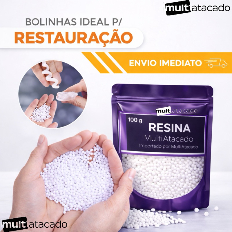 Massa Em Formato de Bolinha Para Restauração Fixação e Reparos Solução Temporária