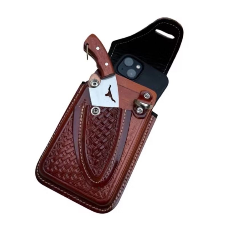 Bainha para Celular e canivete com faquinha Campeira em Oferta na Shopee