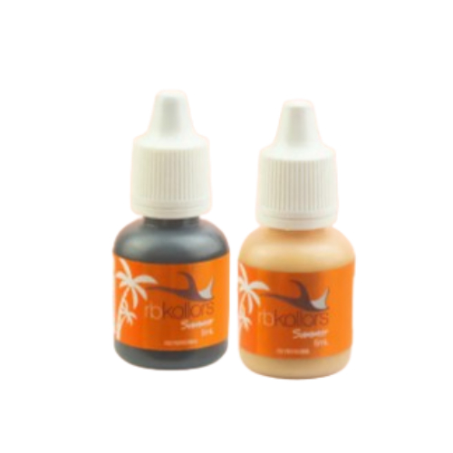 Kit para Treino Pigmentos Honey + Jamblack RbKollors com Pele Sintética de Brinde