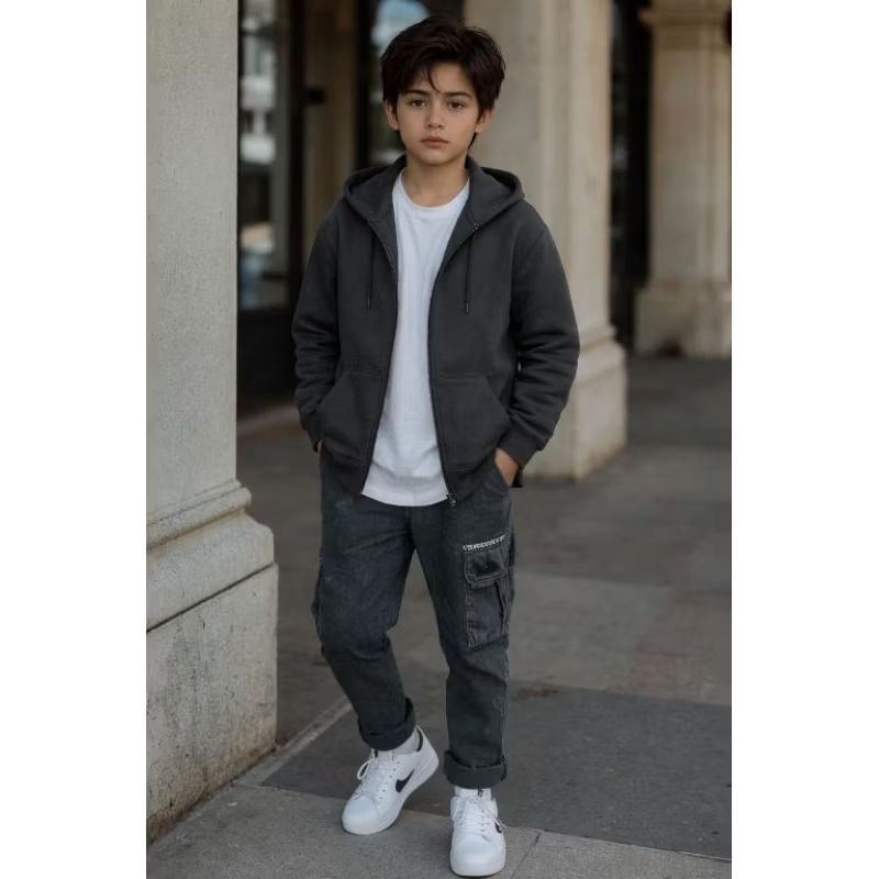 Blusa Moletom Liso Infantil-Juvenil Agasalho | Bolsos tipo Canguru | Alta Qualidade