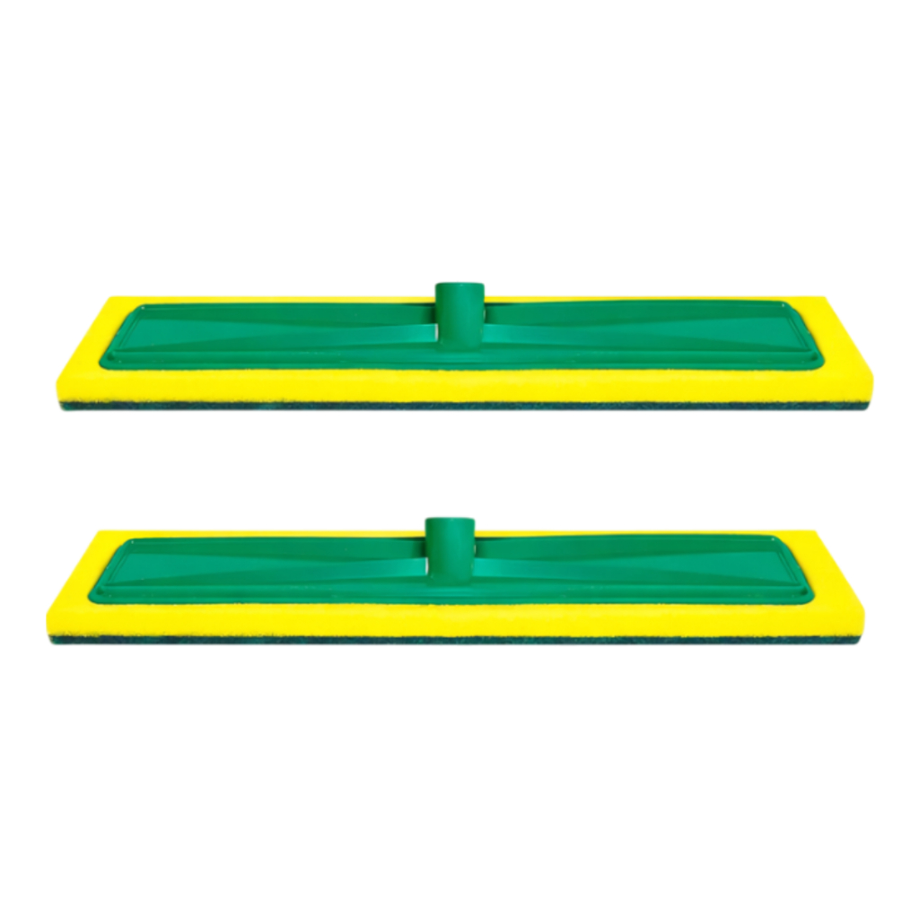 Kit 2 Esfregão Esponja Grande GG 40cm Limpa Azulejo E Piso Limpeza De Área Externa Grande Sem Cabo em Oferta na Shopee