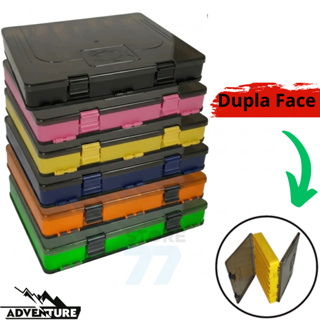 Estojo Pesca Para Iscas Artificiais Coloridos Duplo De Pesca  Pescador profissional em Oferta na Shopee