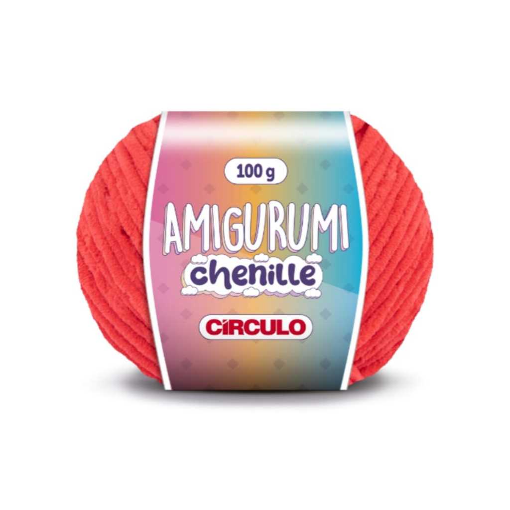 Fio Amigurumi Chenille Círculo 100g - Maciez Ultra Aveludada para Artesanato em Oferta na Shopee
