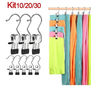 30 Pçs Clipes De Cabide Com Economia De Espaço em Oferta na Shopee