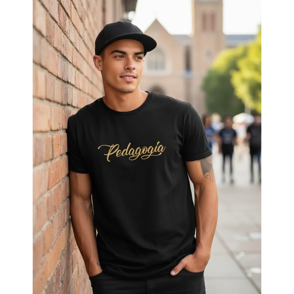 Camisa Masculina Formandos Curso Pedagogia mod01