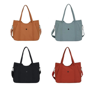 Bolsa de Ombro Casual Grande  Modelo Saco em Nylon com Divisória em Oferta na Shopee
