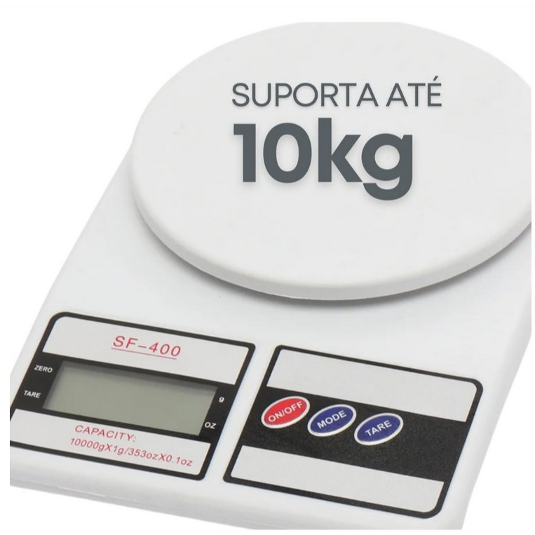 Balança Digital De Precisão Cozinha 10kg Nutrição E Dieta
