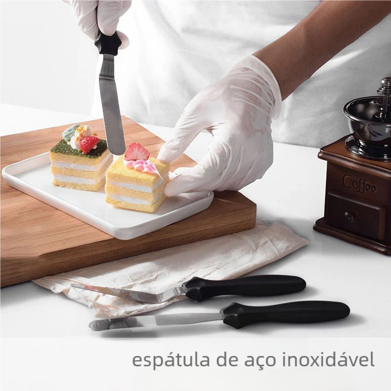 Espátula Multiuso Em Inox Confeiteiro - Para Bolos Decorados e Pão