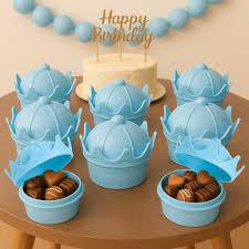 Coroa Lembrancinha Lancheira Realeza Com Tampa 12x8cm em Oferta na Shopee