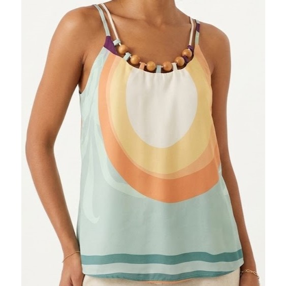Blusinha Feminina Alcinha Regulável Tamanho G Forrada com Bolinhas Confortável Soltinha Blusa Regata Estilosa Fashion