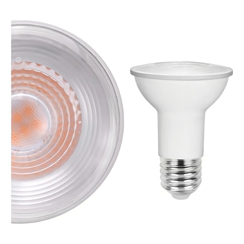 Lâmpada Par20 LED 7W Bocal E27 Bivolt Branco Foco Direcionado e Design Moderno