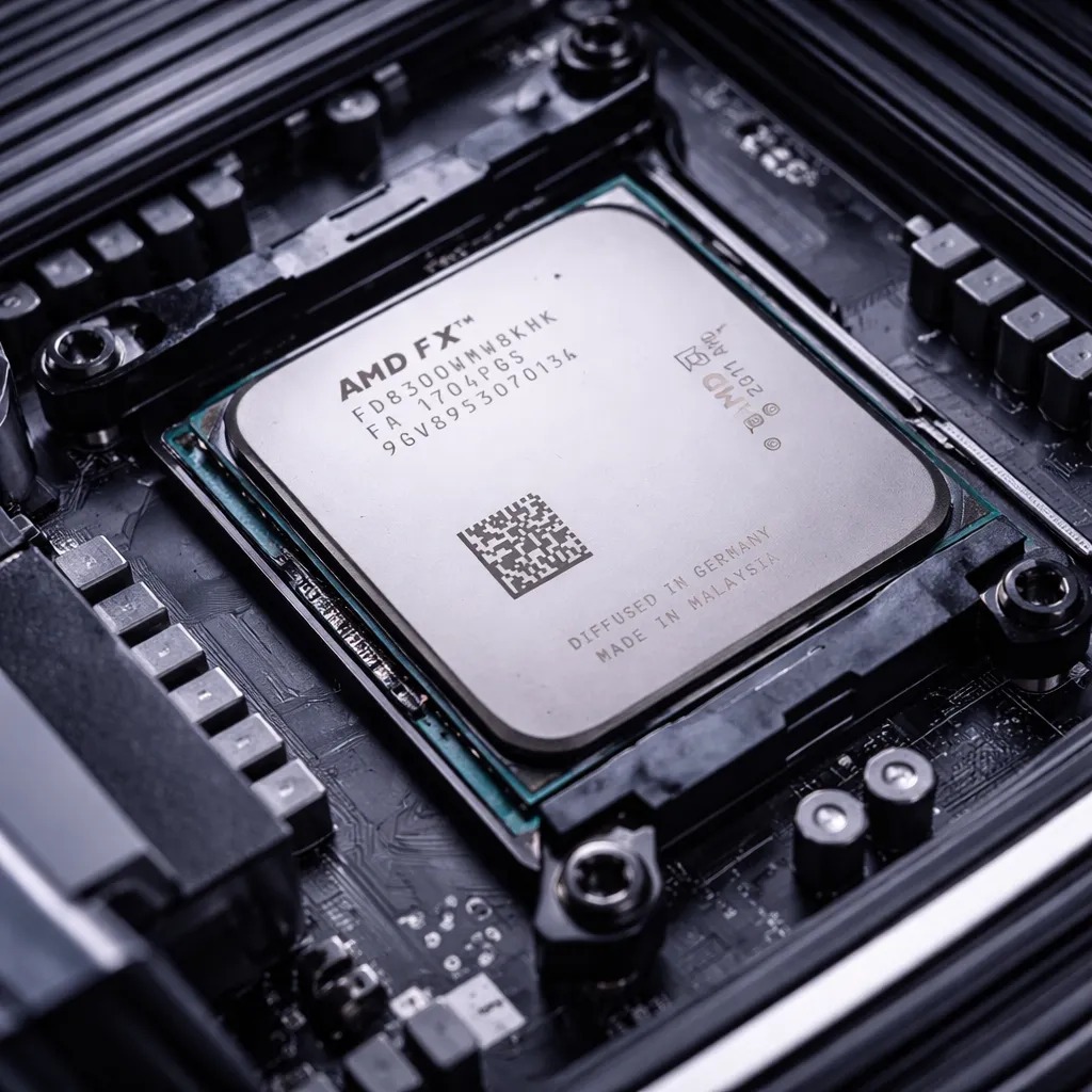 CPU AMD FX-8300 Gamer Black Edition desbloqueado ATÉ 4.2 GHz, Com Cooler Original