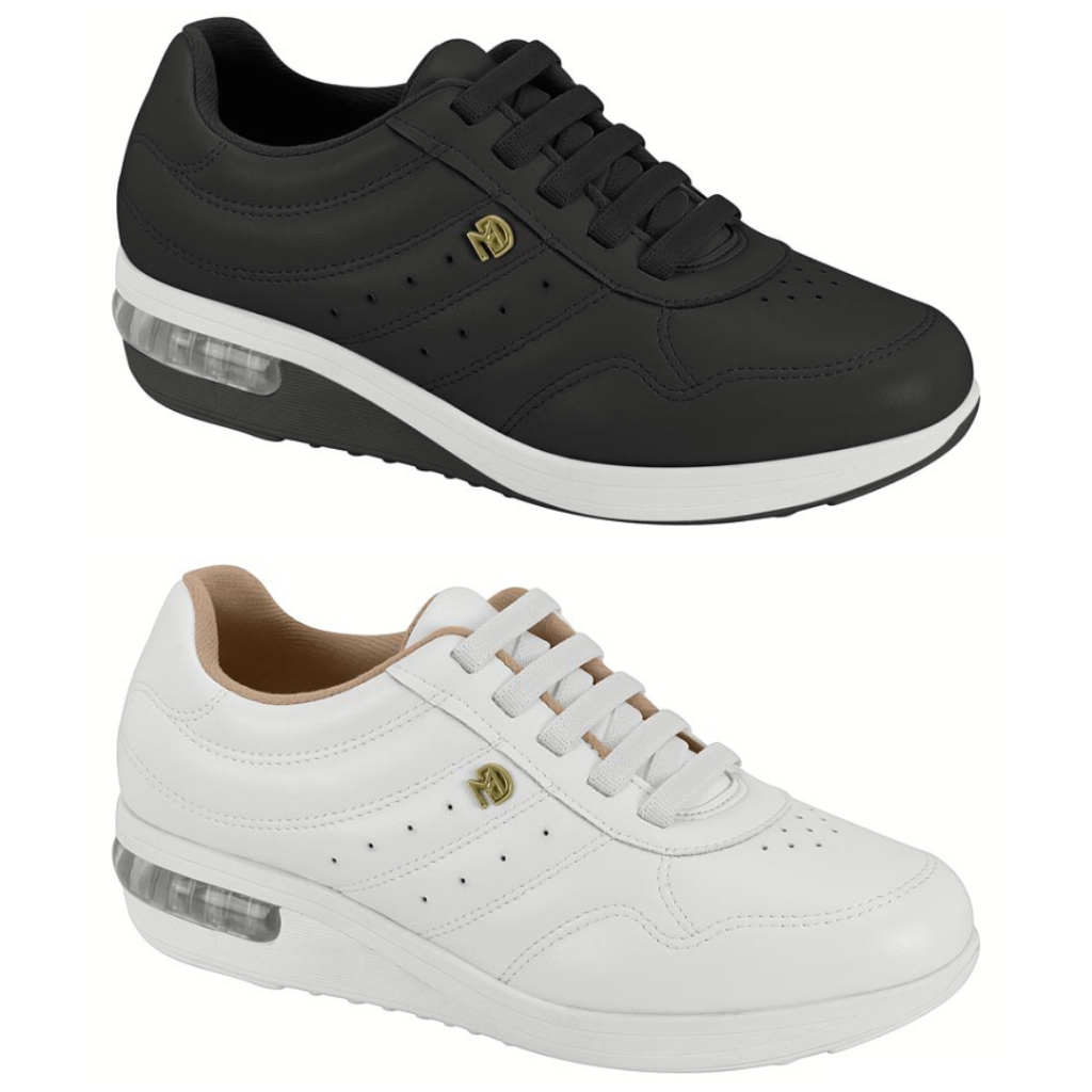 Tênis Feminino Modare Ultraconforto Casual Gel Bolha Calce Fácil 7320.271 em Oferta na Shopee