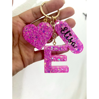 Chaveiro personalizado com nome feito em resina epoxi / decoração para casa/carro/bolsa/mochila - mimo - presente em Oferta na Shopee