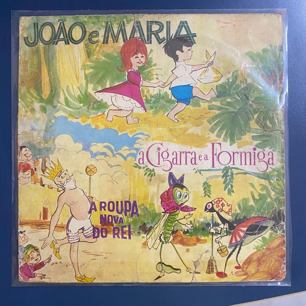 LP Vinil João e Maria/ A Cigarra e a Formiga/ A Nova Roupa do Rei