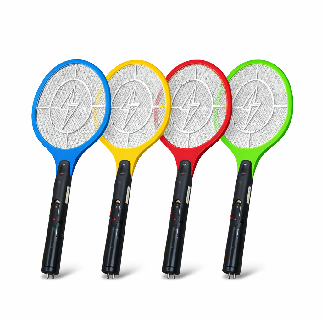 Raquete Elétrica Mata Mosquito Recarregável Bivolt 110/220 Mata Mosca Pernilongo Insetos