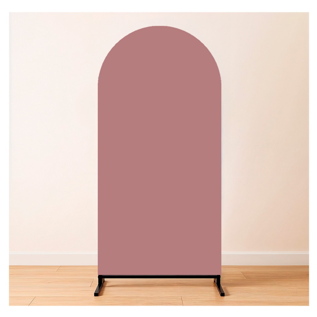 Painel De Festa Romano Decorativo Rose Gold 2m X 1m Tecido