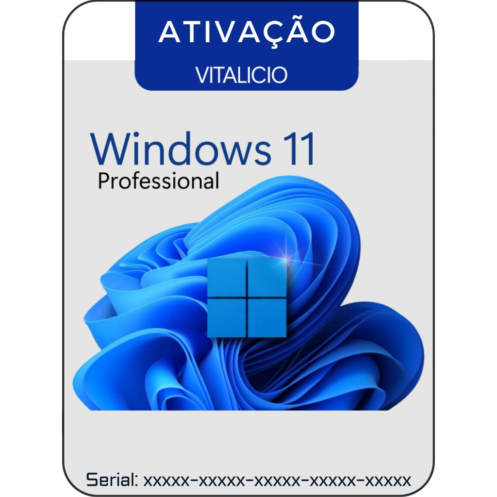 Windows 11 Pro | Chave de Ativação | Sistema Operacional Licença Física com Nota Fiscal